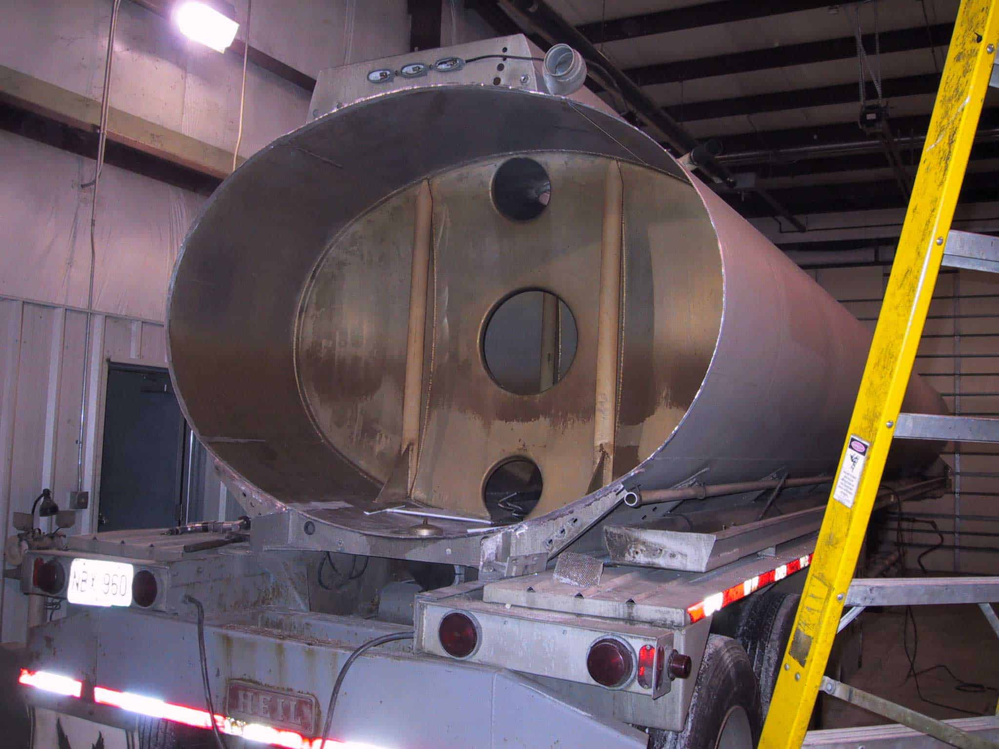 Tank Truck Repairs White Tank Truck Repair